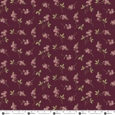 Secret Stash Favorites - Amber Cornflower in Aubergine
