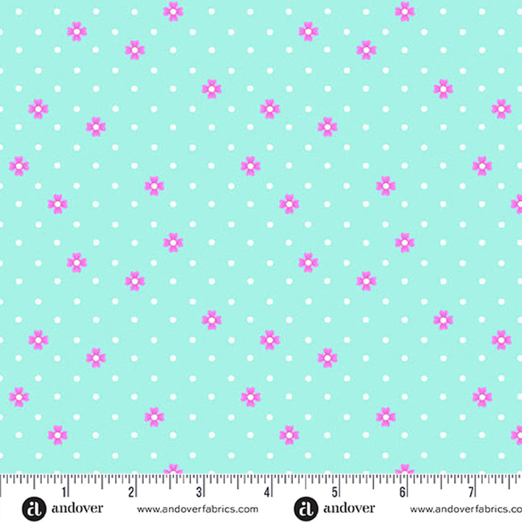 Color Pop Playground - Dot Dot Bloom Aqua