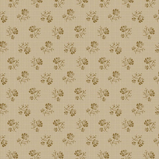 Ayla - Grid Flower in Wheat
