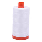 Aurifil Mako Cotton Thread (50Wt, 1422yds) - 2024 White
