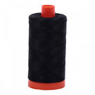 Aurifil Mako Cotton Thread (50Wt, 1422yds) - 2692 Black
