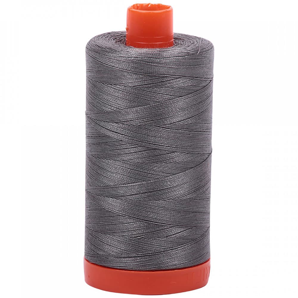Aurifil Mako Cotton Thread (50Wt, 1422yds) - 5004 Grey Smoke