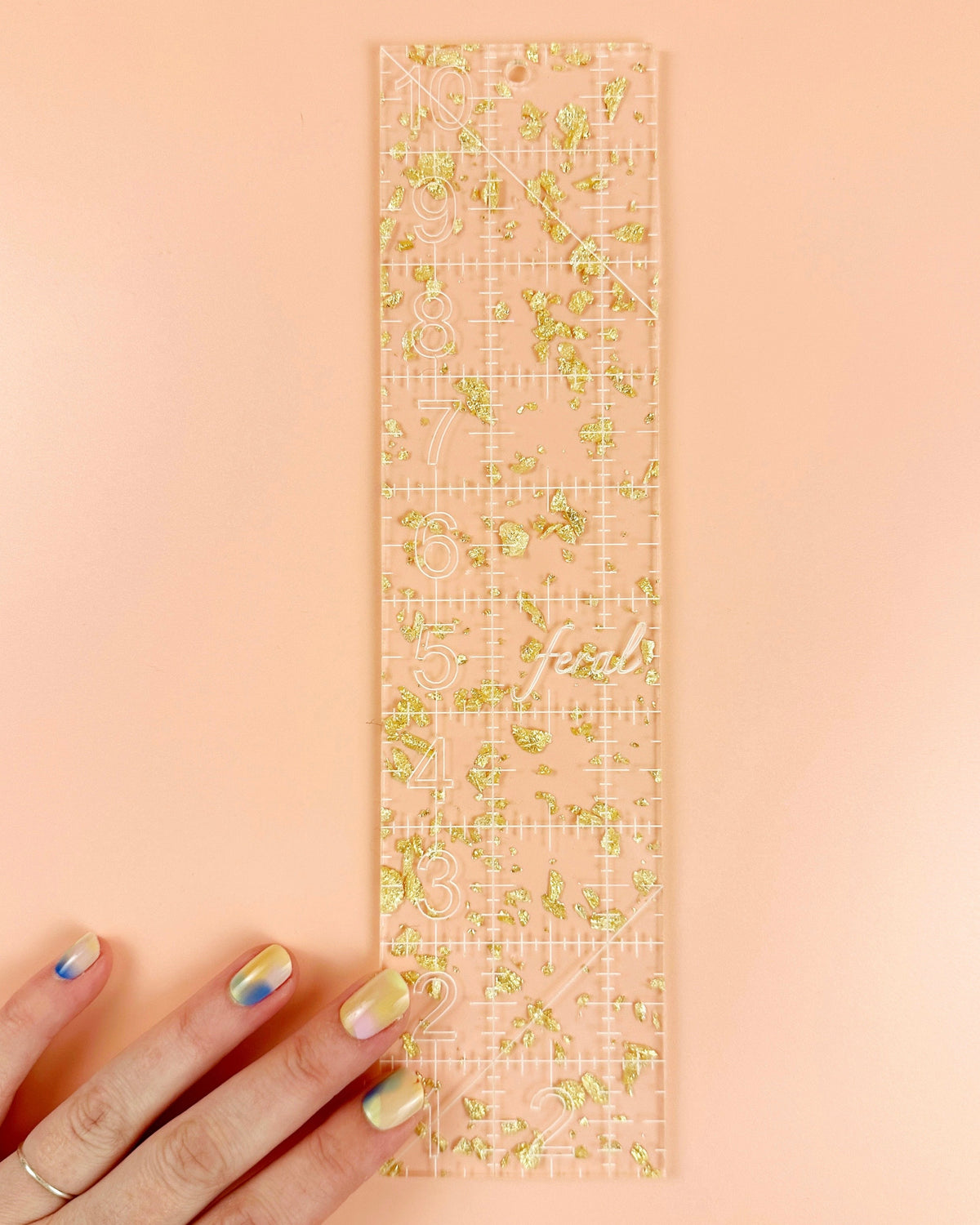 Quilting Ruler 2.5" x 10" in Golden