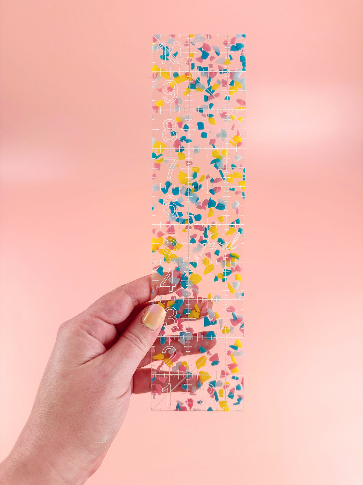 Quilting Ruler 2.5" x 10" in Confetti