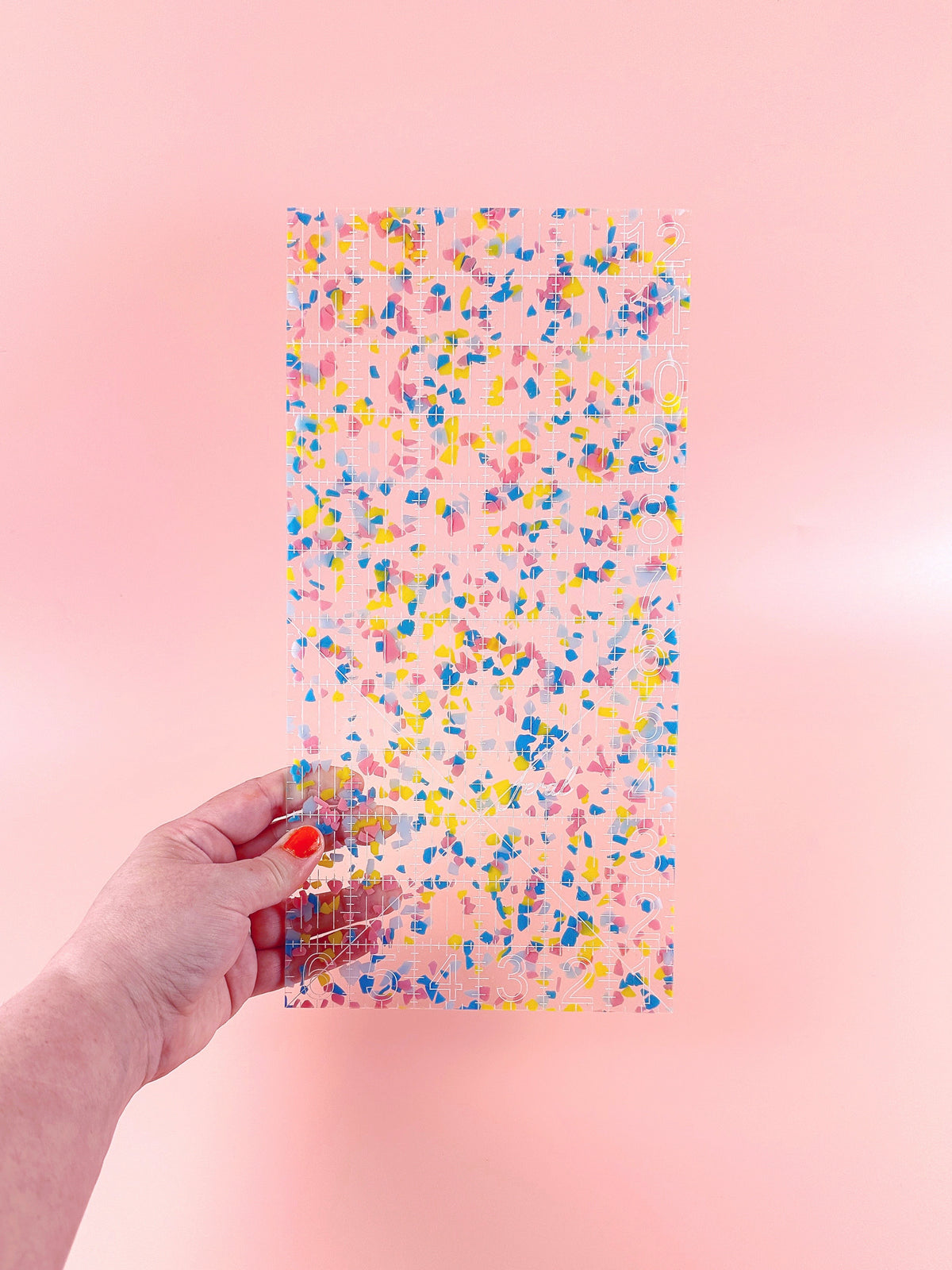 Quilting Ruler 6 x 12 in Confetti