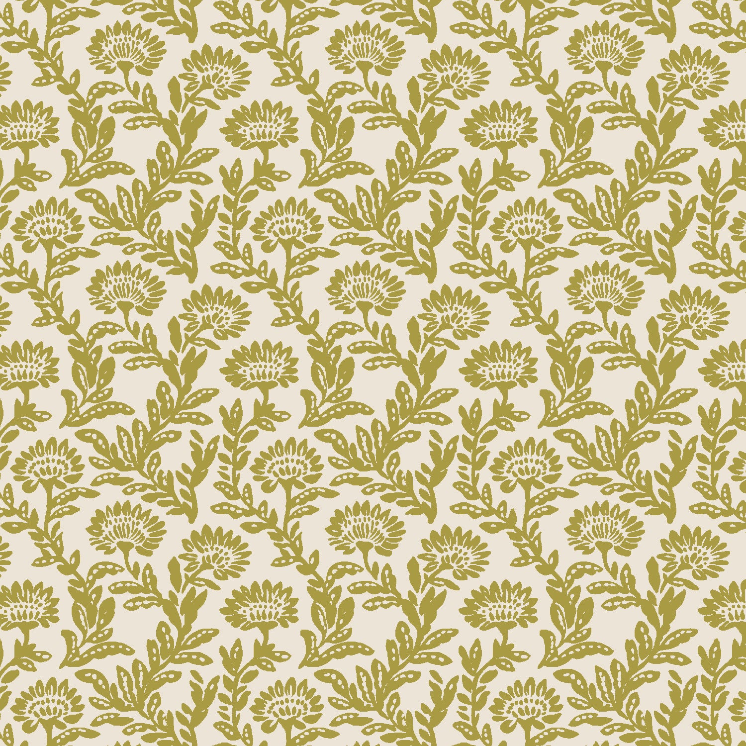 December House - The Pressed Garden in Antique Pistachio