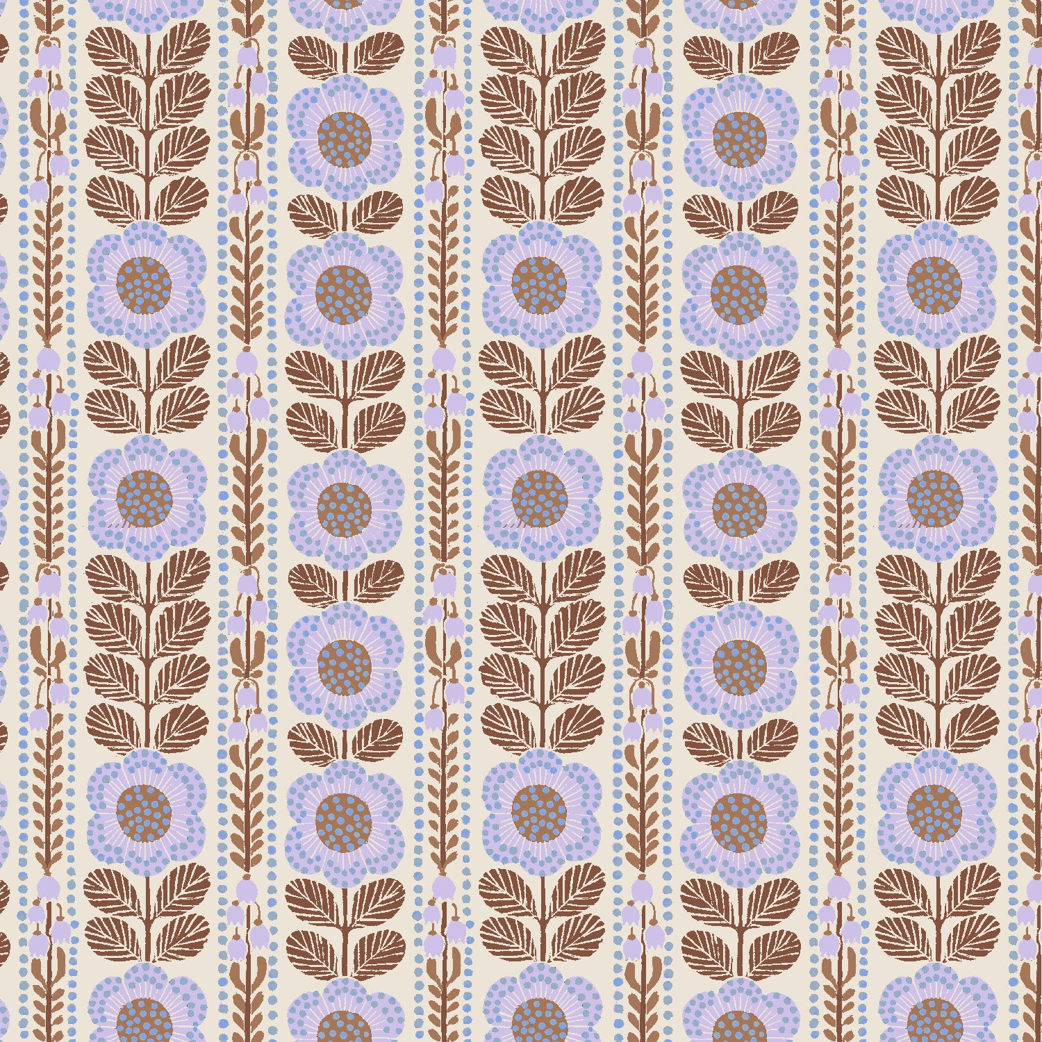 December House - Herbarium Ribbon in Lavender Biscuit
