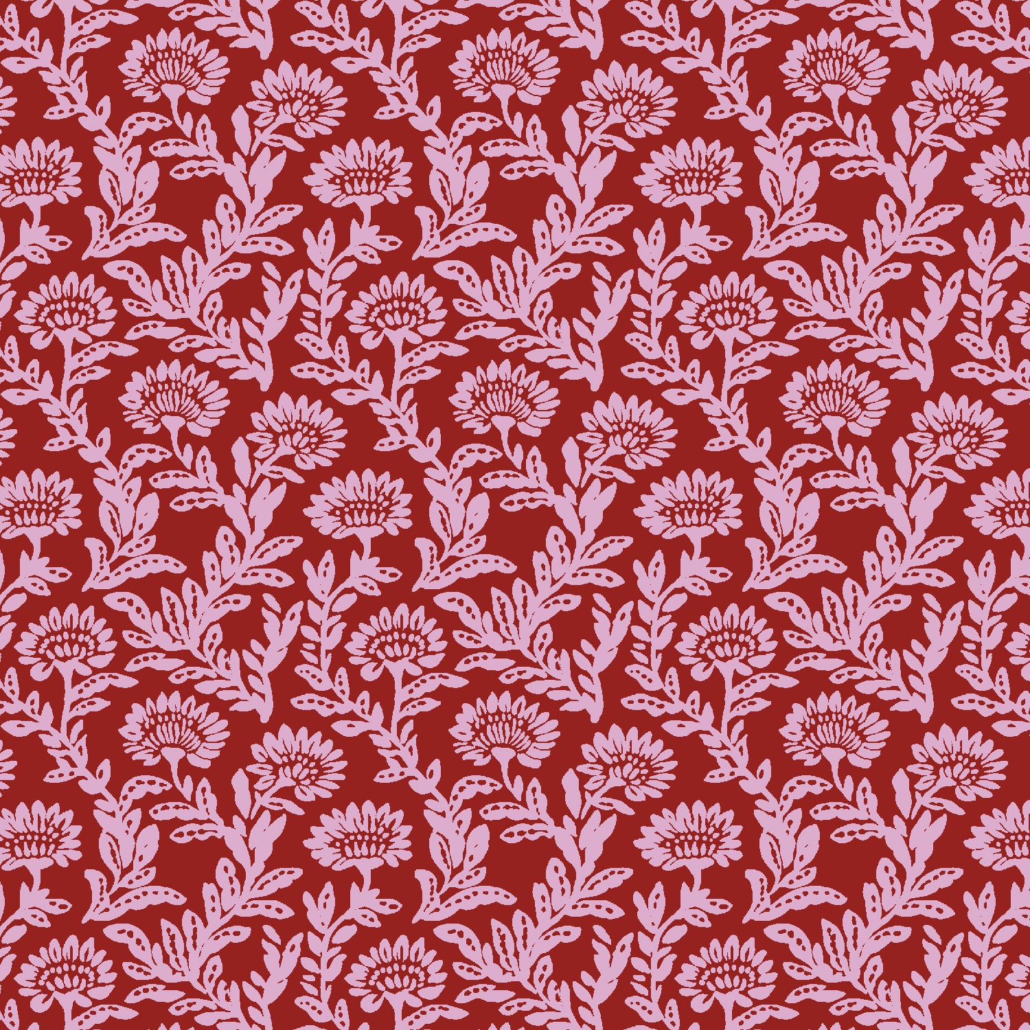 December House - The Pressed Garden in Candied Madder