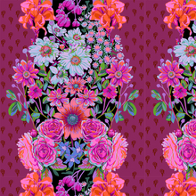 Load image into Gallery viewer, Perennial Borders - Beata&#39;s Garden in Plum

