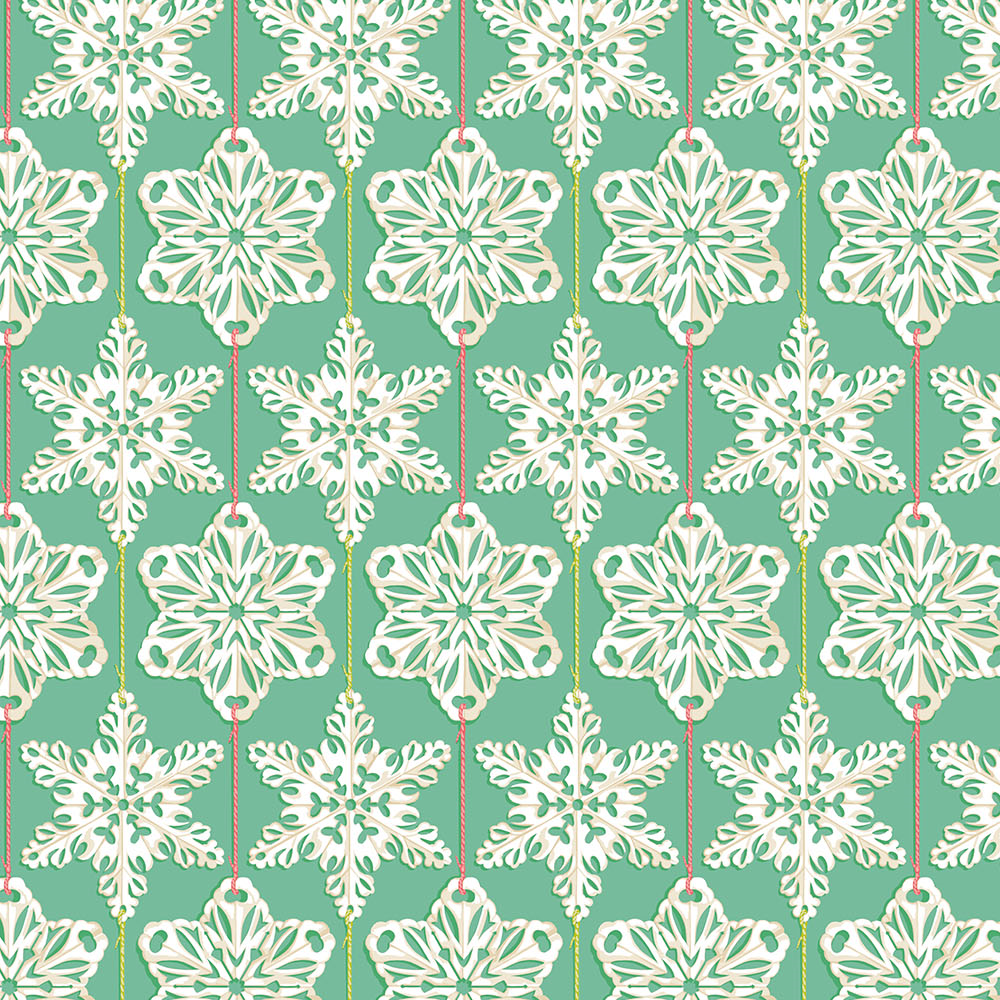 Cozy Christmas - Paper Flakes in Country