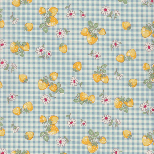 Atsuko Matsuyama - Strawberries on Gingham in Green