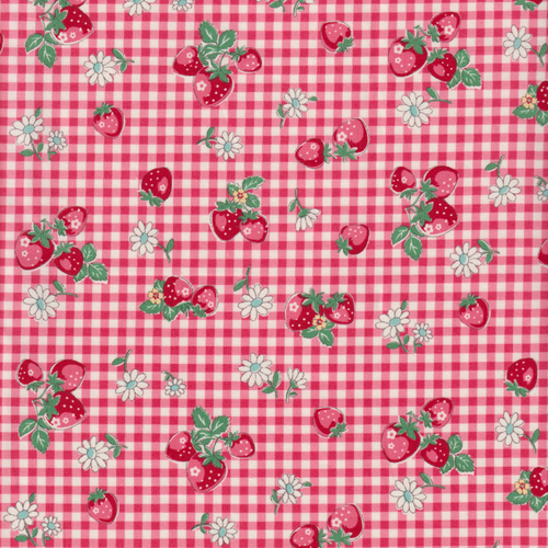 Atsuko Matsuyama - Strawberries on Gingham in Red