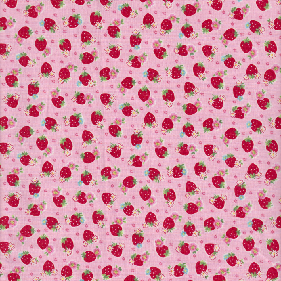 Atsuko Matsuyama - Small Strawberries on Pink