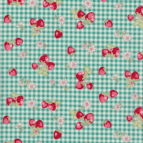 Atsuko Matsuyama - Strawberry Check in Green