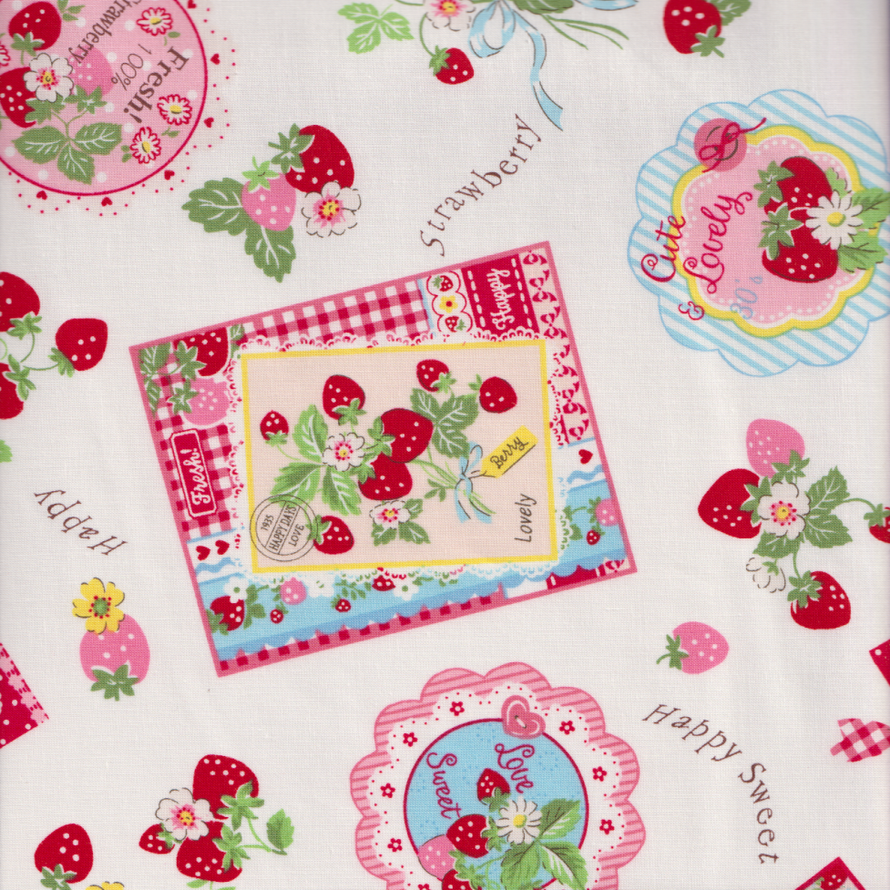 Atsuko Matsuyama - Strawberry Card in White