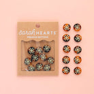 Sarah Hearts - Quilt Star Small 5/8" Buttons