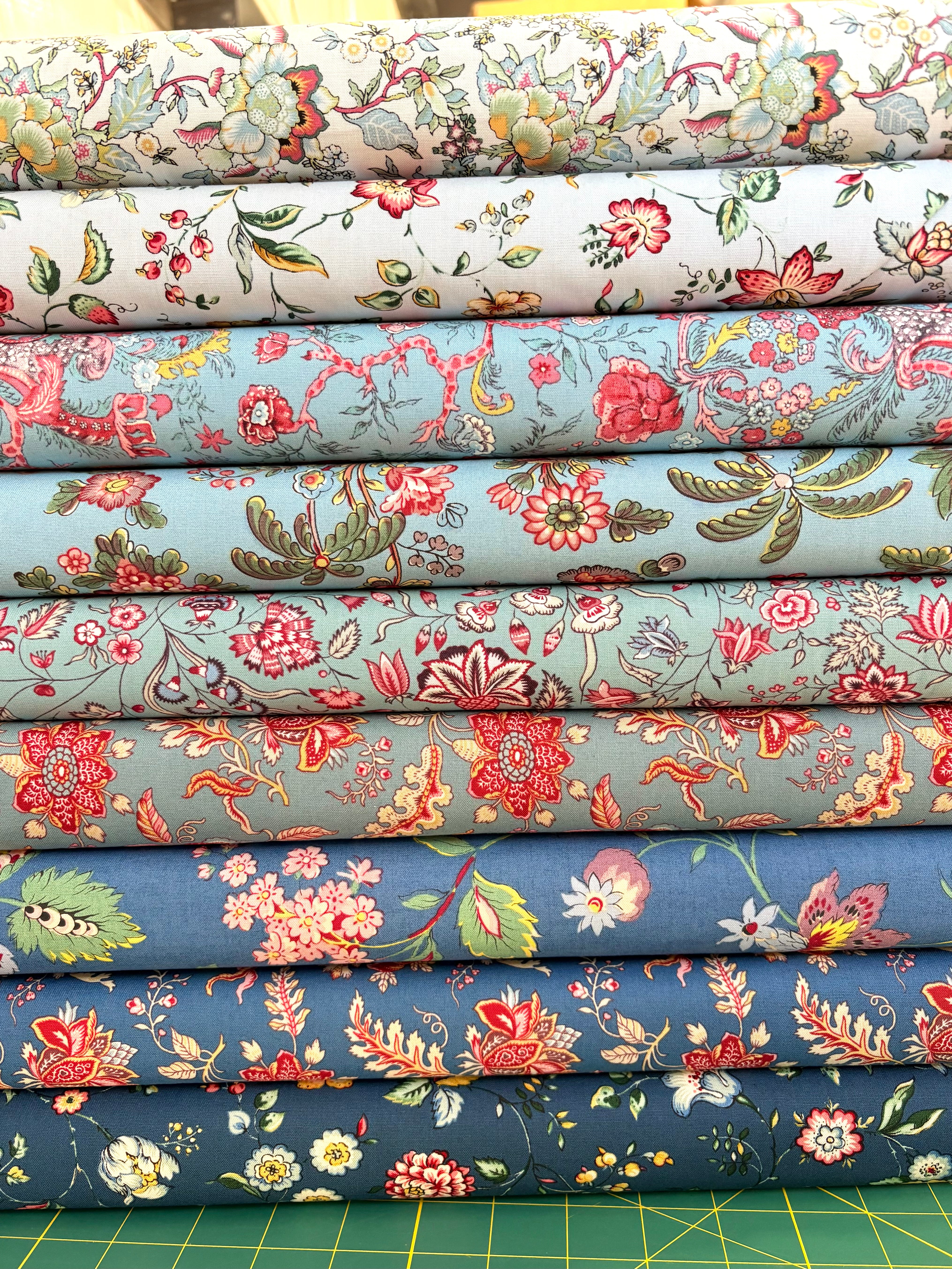 Petra Prins Collection Blue Half Yard Bundle of 9