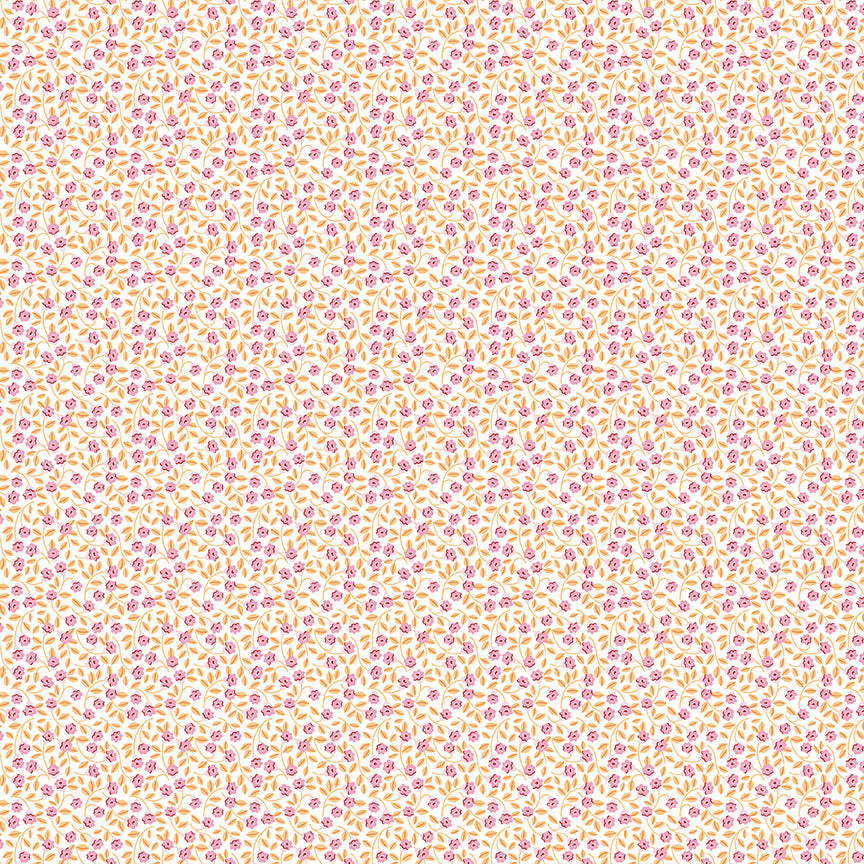 Traditional 30s - Flowers in Pink
