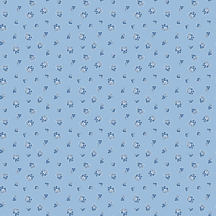 Traditional 30s - Berries in Blue