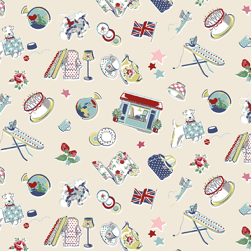 Cath Kidston Signature - Icons in Cream