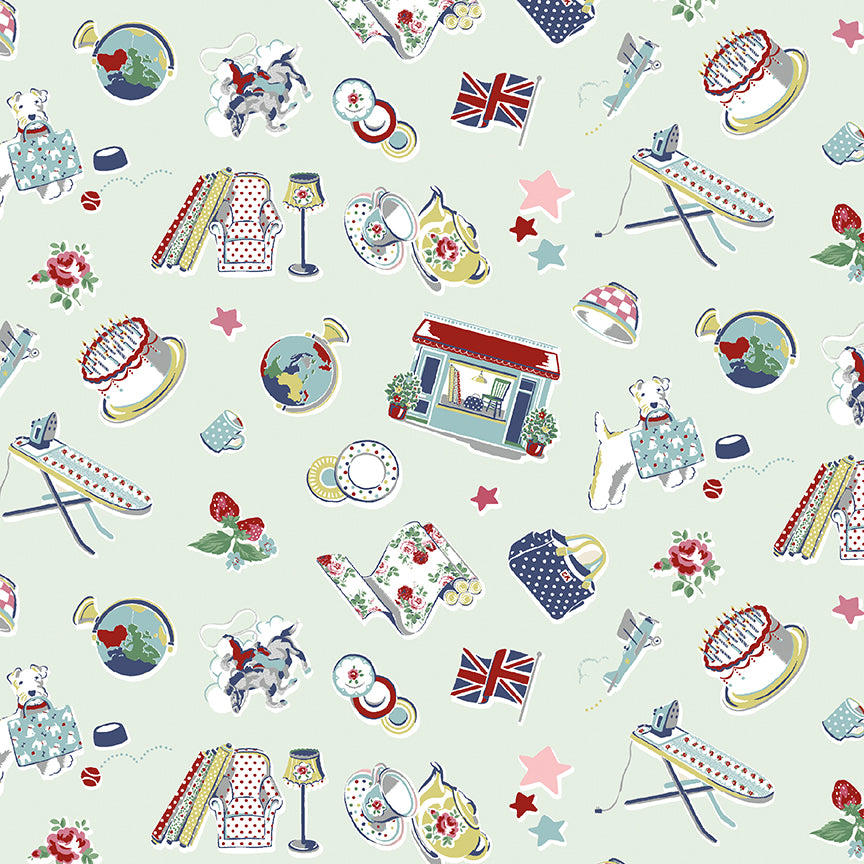 Cath Kidston Signature - Icons in Mist