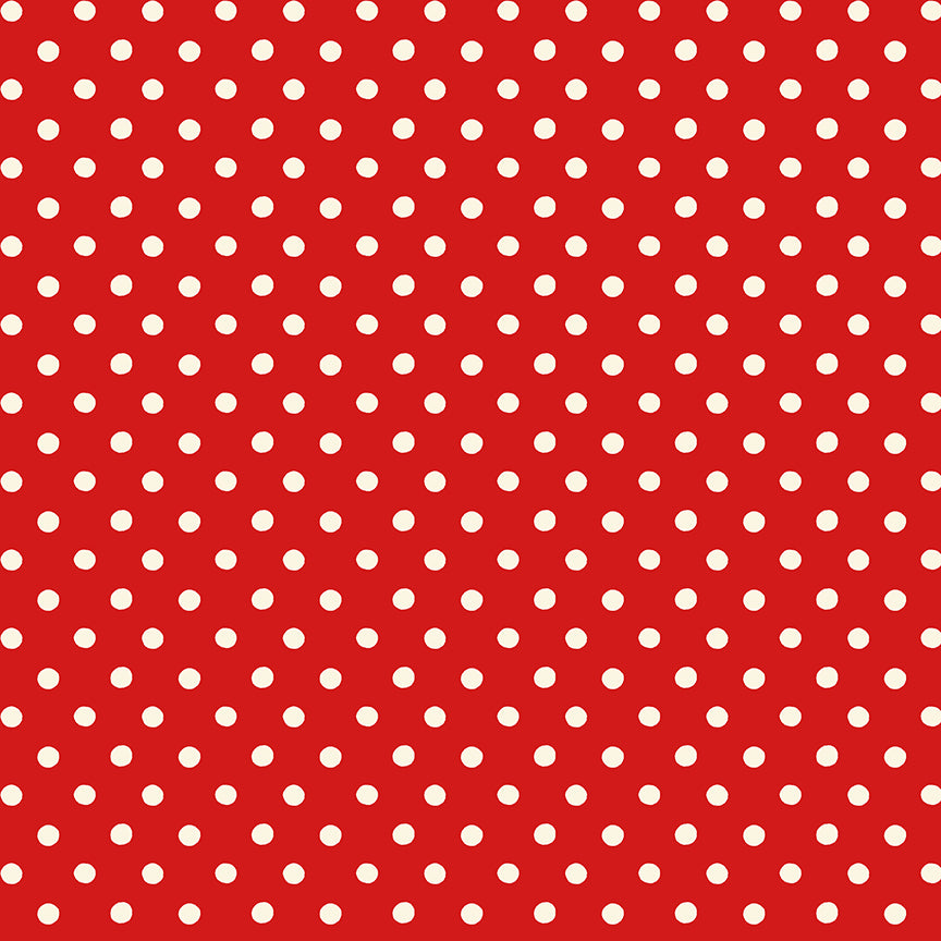 Cath Kidston Signature - Button Spot in Red