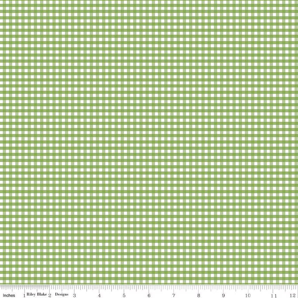 1/8“ Small Gingham in Green