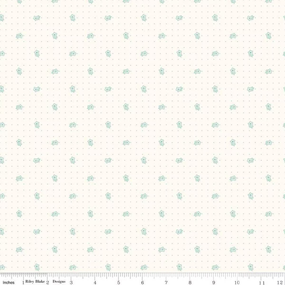 Bee Backgrounds - Daisy in Teal