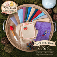 Load image into Gallery viewer, **Pre-Order Two Chicks Stitchery Color of the Month Club (Ships in September)
