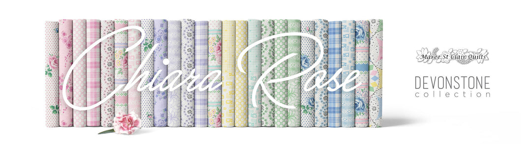 Chiara Rose Fat Quarter/ Quarter Yard Bundle Complete Collection