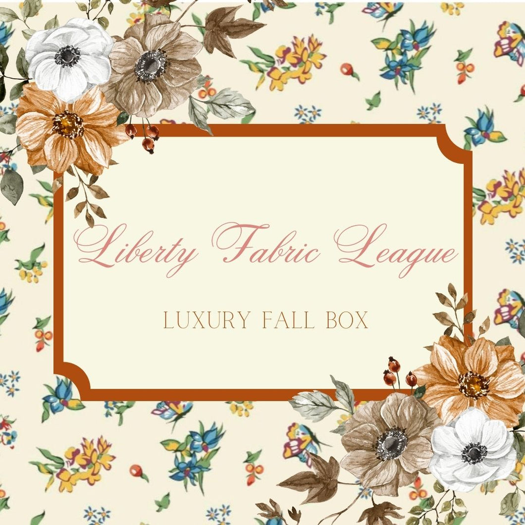 **Pre-Order Liberty One Off Cider & Stitches Fall Box