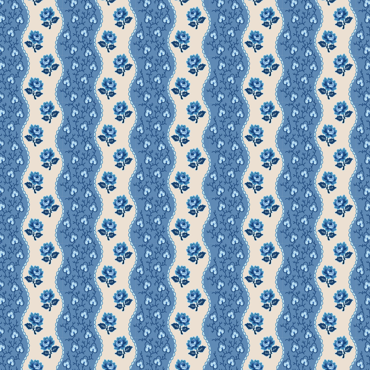 Darling Buds of May - Cordelia 1 in Blue