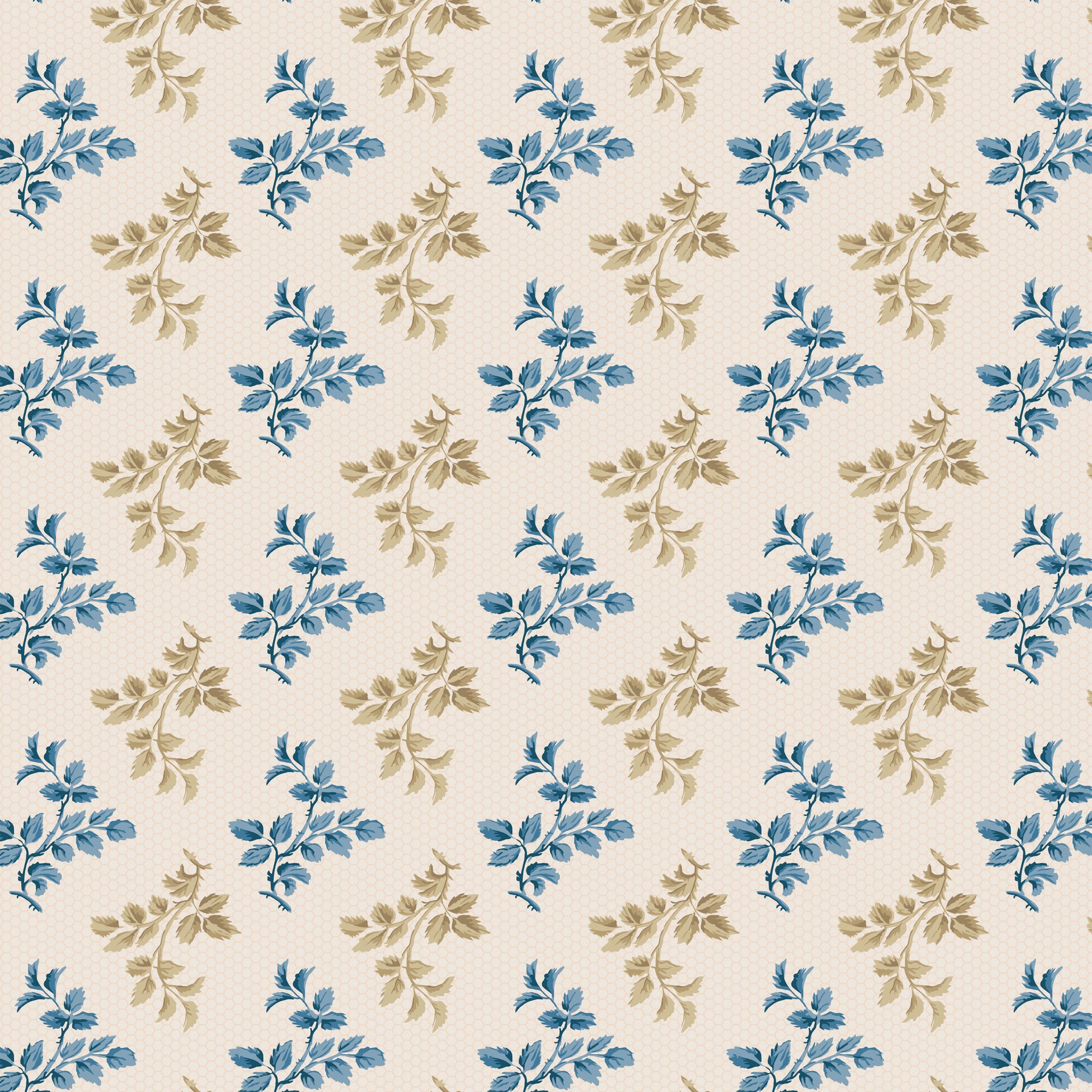 Elephant & Castle - Leaf Spray in Blue