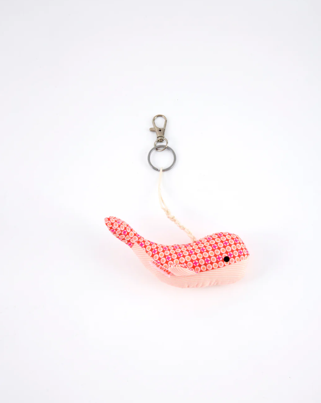 Whale Keychain - Django Tangerine