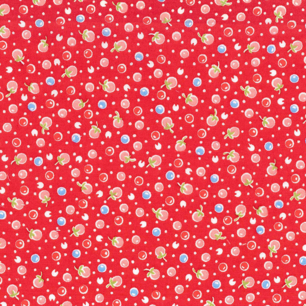 Happy Message - Berries on Red