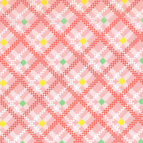 Happy Message - Plaid in Pink