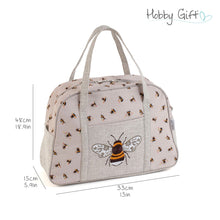 Load image into Gallery viewer, Sewing Machine Bag - Soft Bee Embroidery
