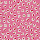 Happy Message - Berries on Doilies in Pink