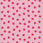 Happy Message - Four Loop Ribbons in Red on Pink