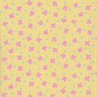 Happy Message - Four Loop Ribbons in Pink on Yellow