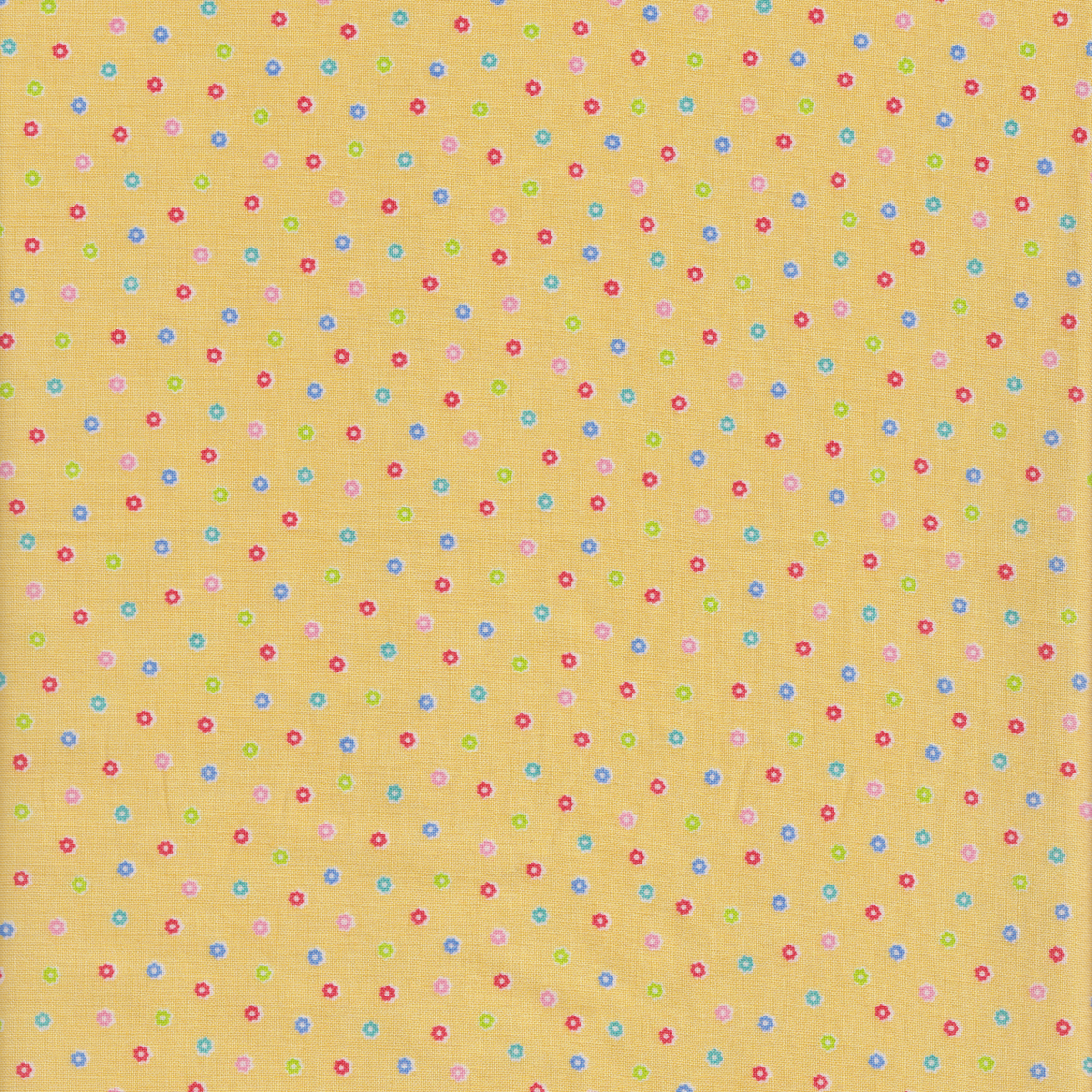 Happy Message - Flower Sprinkles on Yellow