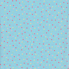 Happy Message - Flower Sprinkles on Blue