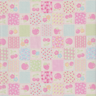 Happy Message - Small Square Patchwork in Pastel