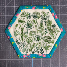 Load image into Gallery viewer, Botanical Embroidery  - Pre-Printed Linen Embroidery Panel or Kit
