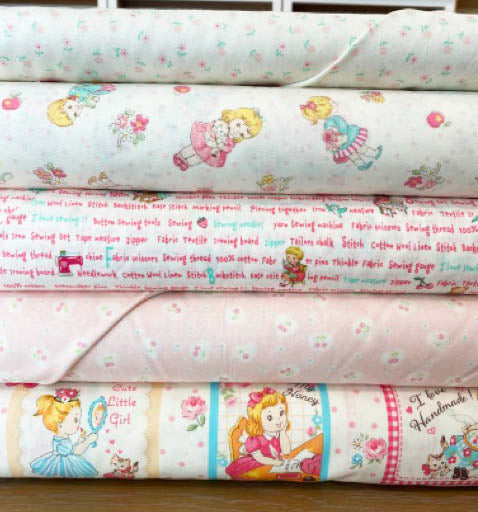 Atsuko Matsuyama - Fat Quarter Bundle Light Pink 5