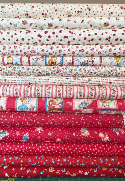 Atsuko Matsuyama - Fat Quarter Bundle Red 14