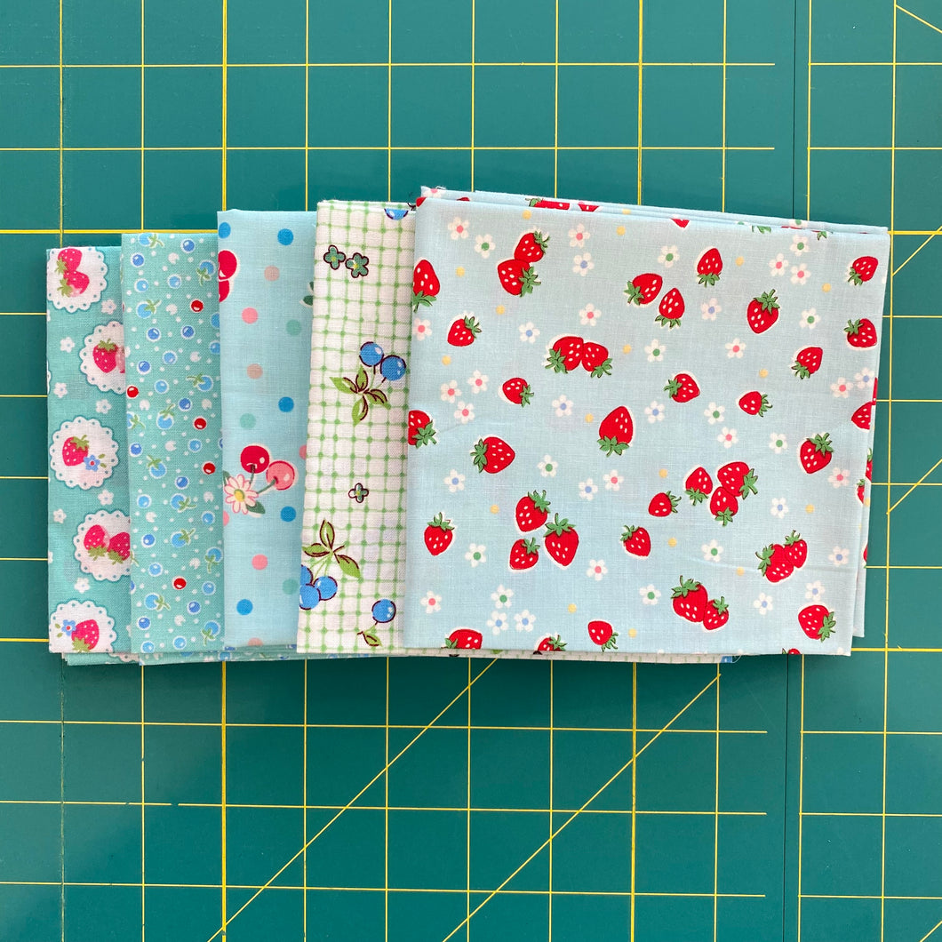 Atsuko Matsuyama & Friends - Fat Quarter Bundle Blue 5