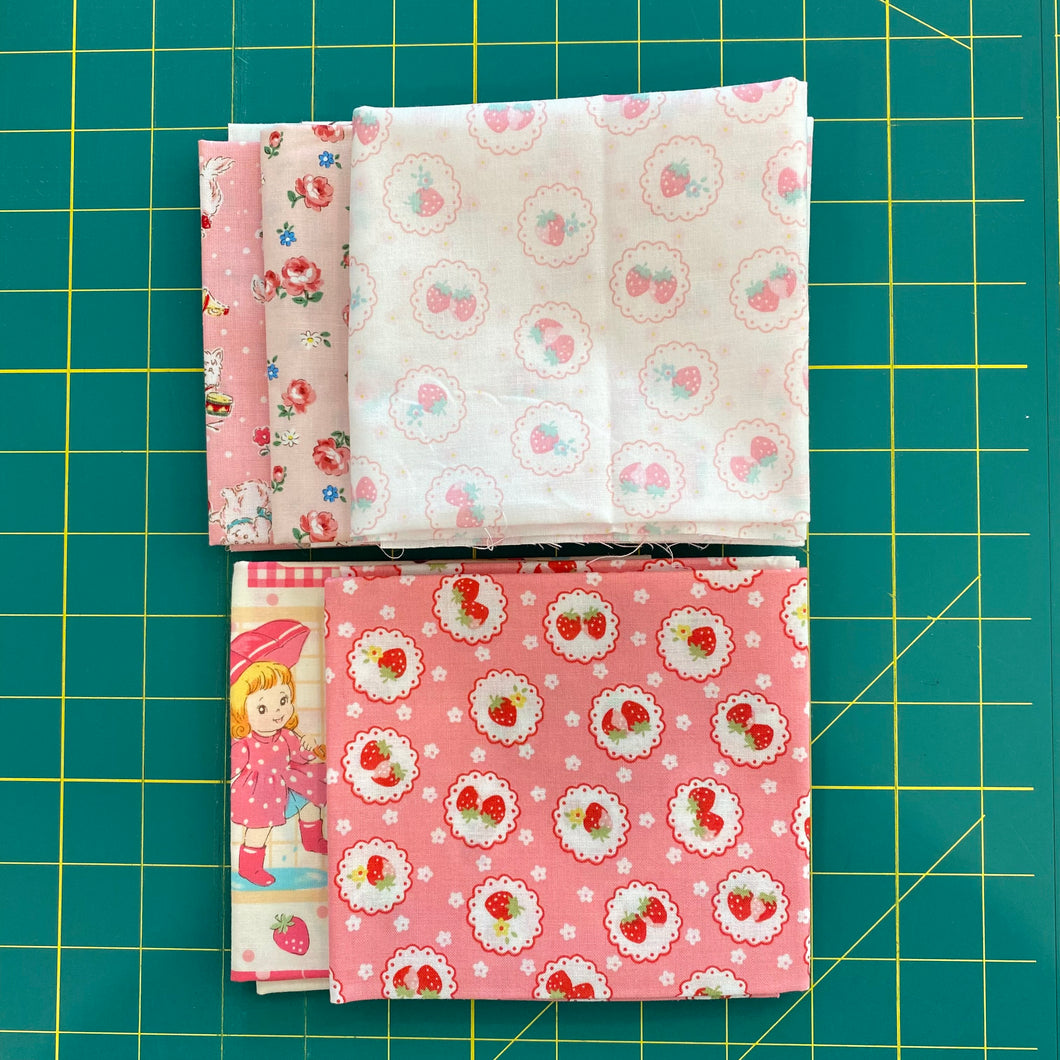 Atsuko Matsuyama & Friends - Fat Quarter Bundle Pink 5