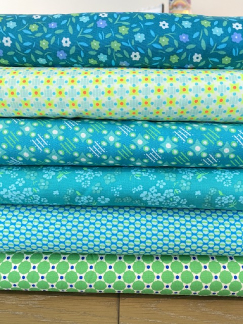 Petit Pan Aruba Fat Quarter Bundle of 6