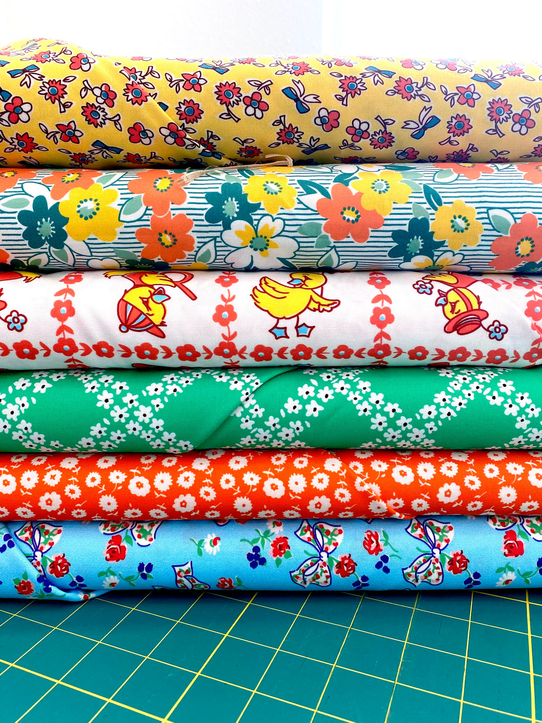 Momnson Feedsack Collection March Half Yard Bundle of 6